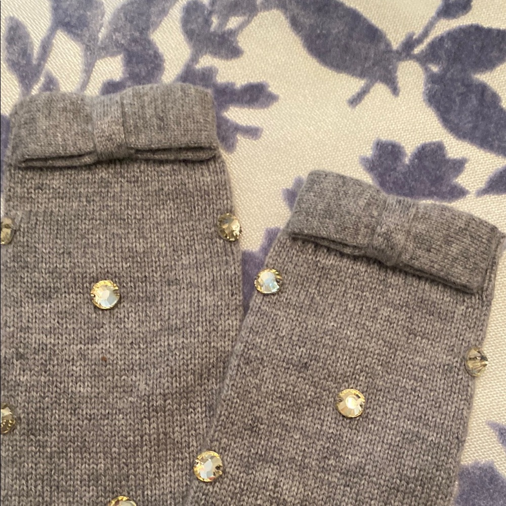 Kate Spade Rhinestone Embellished Gloves - Picture 3 of 8